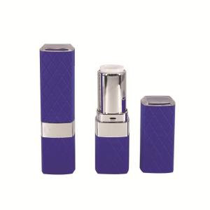 China Customized Purple Lipstick Tube Container for Fashionable Cosmetic Packaging Solution on sale