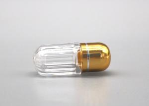 Quality 3ml Golden Clear Pill Bottles OEM Empty Plastic Pill Bottles wholesale