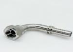 Forged End Connection Hydraulic Hose Fittings Stainless Steel Single Hex 90