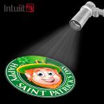 60W LED Zoom Exterior Gobo Logo Projector Big Angle Image Advertising Rotator