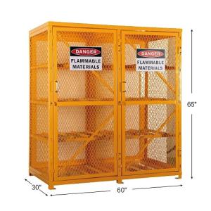 Quality Aerosol Cage Gas Cylinder Hazardous Substance Storage Cabinet wholesale