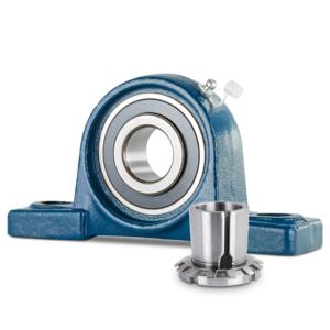 Quality UKP315+H2315 SS Bearings , Square Flange Mounted Ball Bearing wholesale