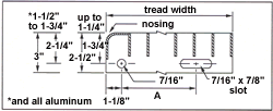 T1 / T2 Steel Stair Treads Grating Wear - Resistant Preventing Dirt Deposition