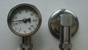 Quality Bottom Connection Bimetal Thermometer 0 - 150 Degree Temperature Measuring Instruments wholesale