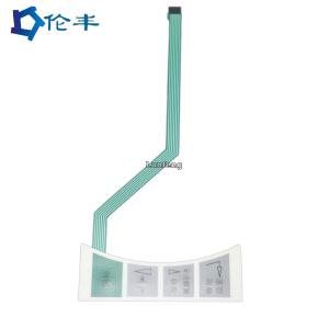 Quality 3M468 Adhesive Metal Dome Flat Membrane Switch For Japanese Equipment wholesale