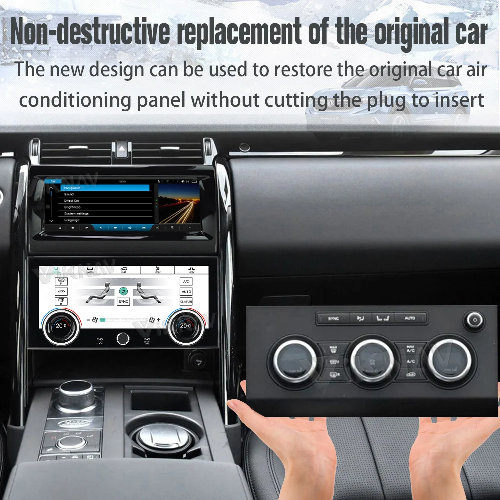 10.4 inch Android Car Radio For Land Rover Discovery 5 LR5 L462 2017-2020 GPS Navigation Player Touch Screen Carplay Hea