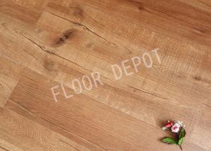 Quality Wood Grain Vinyl Tile , 1.5mm Thickness Commercial Vinyl Flooring Tiles wholesale