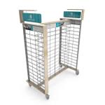 Double Sided Jeans Display Stand For Clothing Store