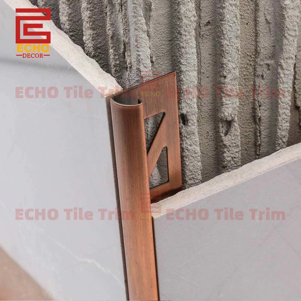 Vintage 1 4 Round Edge Tile Trim Wall Tile Corner Bead Bronze