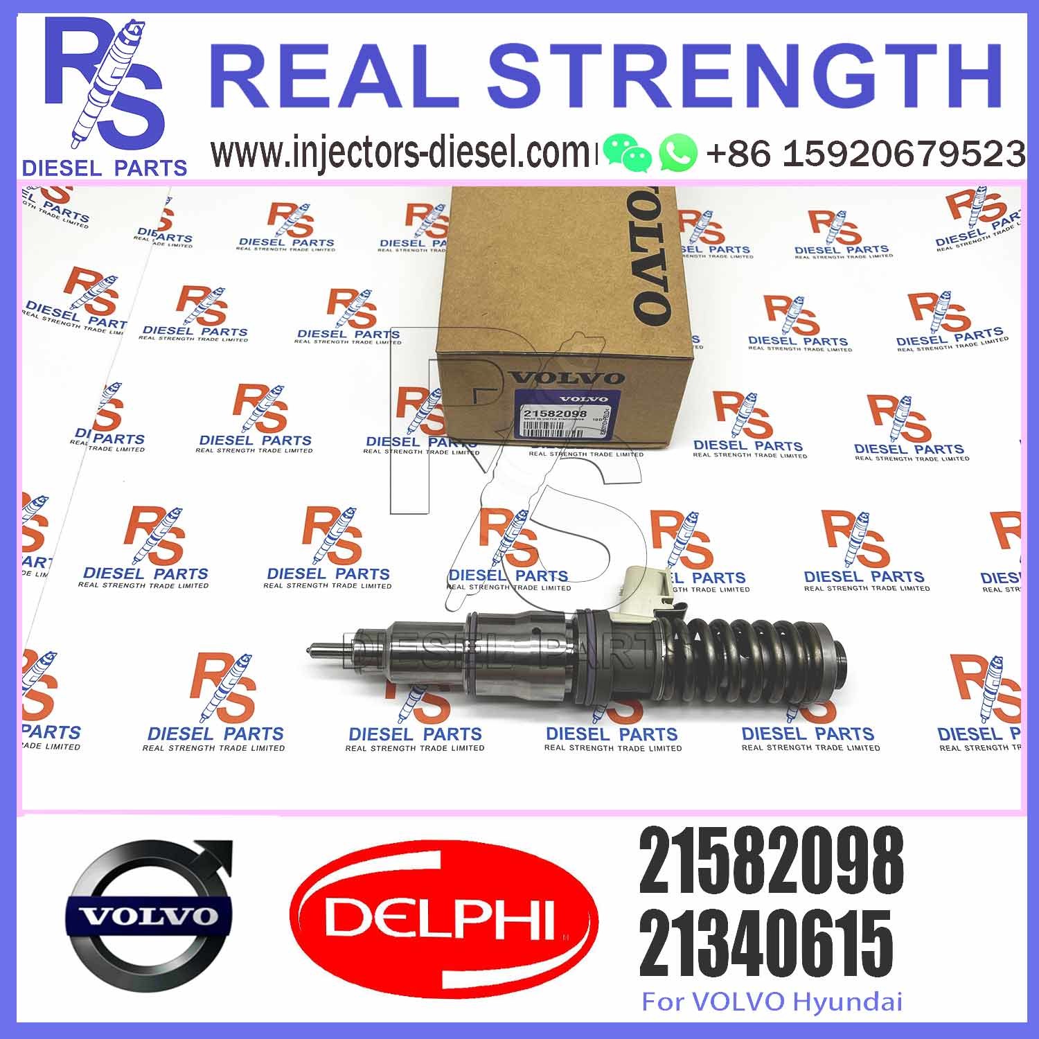 Diesel Engine Parts 21582098 Electronic Unit Common Rail Fuel Injector BEBE4D36001 For Diesel Engine
