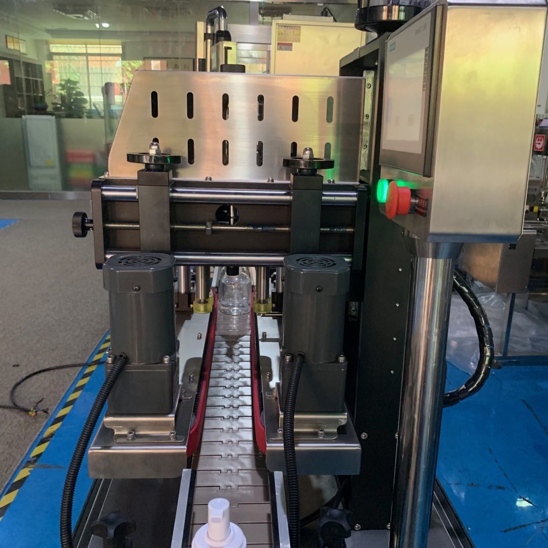 Cosmetic Factory Automatic Twist off Cap Screwing Machine Manufacturing Plant Shampoo Bottle Lid Capping Machine