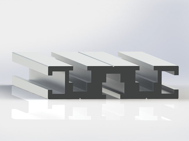 Customized 15 * 60 T Slot Extruded Aluminum Framing Systems Natural Anodized