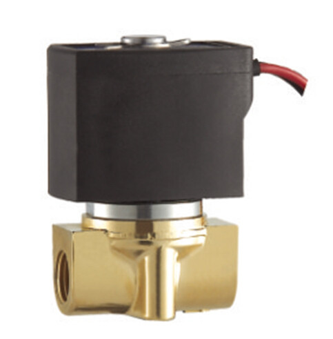 RSSM brass miniature solenoid valve direct acting normally closed NC 1 / 8 " - 1 / 4 " AC220 230