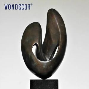 Quality Outdoor garden abstract metal decoration abstract twisted Bronze sculpture wholesale