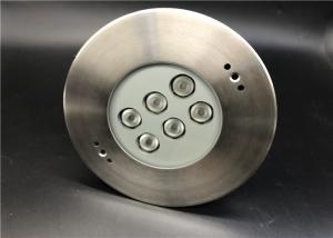 Quality Waterproof 6 X 2W LED Underwater Lights / LED Swimming Pool Lights Inground wholesale