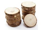 Diy Painting Pine Round Wood Piece Handmade Small Wooden Block