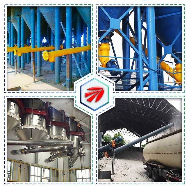 Hopper Pipe Screw Feeder Machine , Powder Screw Conveyor Strong Adaptability