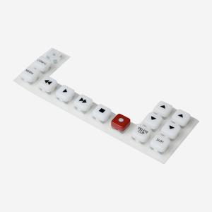 Quality Irregular Shape Silicone Rubber Membrane Switches Flame Resistant wholesale