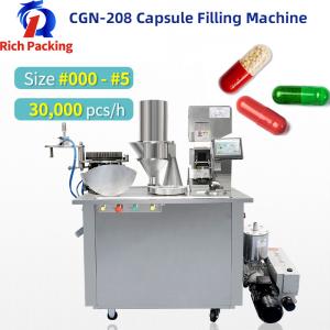 Quality Semi - Automatic Capsule Filling Powder Machine Capacity 15000-28000 Pcs/H wholesale