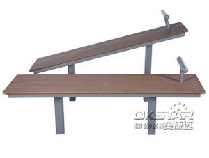 Quality outdoor exercise equipment garden sit up bench for body building wholesale