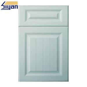 Quality PVC Membrane Classic Cabinet Doors Solid Color With 0.3mm Thickness wholesale