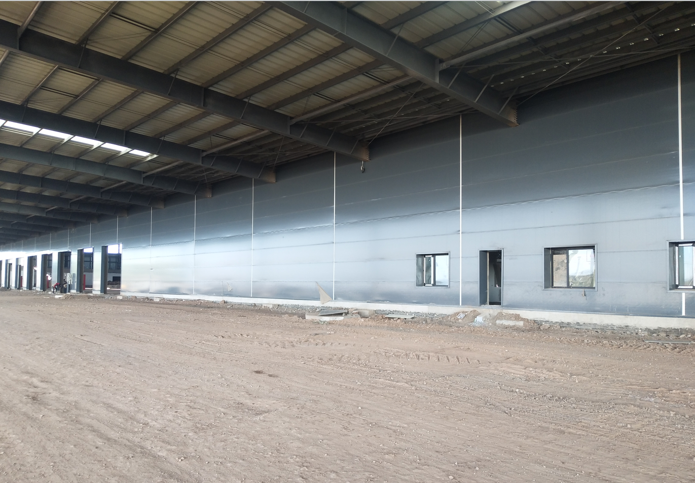 Prefabricated Light Steel Building Aircraft Hangar Fireproof Steel Structure Warehouse