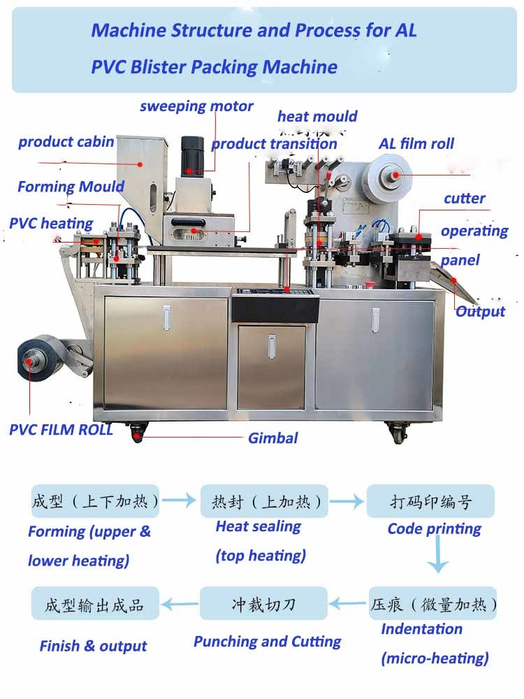Automatic Egg Mask Blister Packing Machine With Different Mould Shape Customized Packing Lines