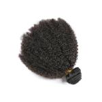 Brazilian Virgin Human Hair Afro Kinky Curly Human Hair Extension Weft Good