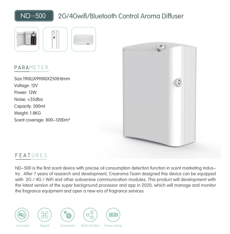 Nano Atomization WIFI Intelligent Commercial Aromatherapy Machine HVAC/AC Timing Essential Oil Automatic Aromatherapy Machine