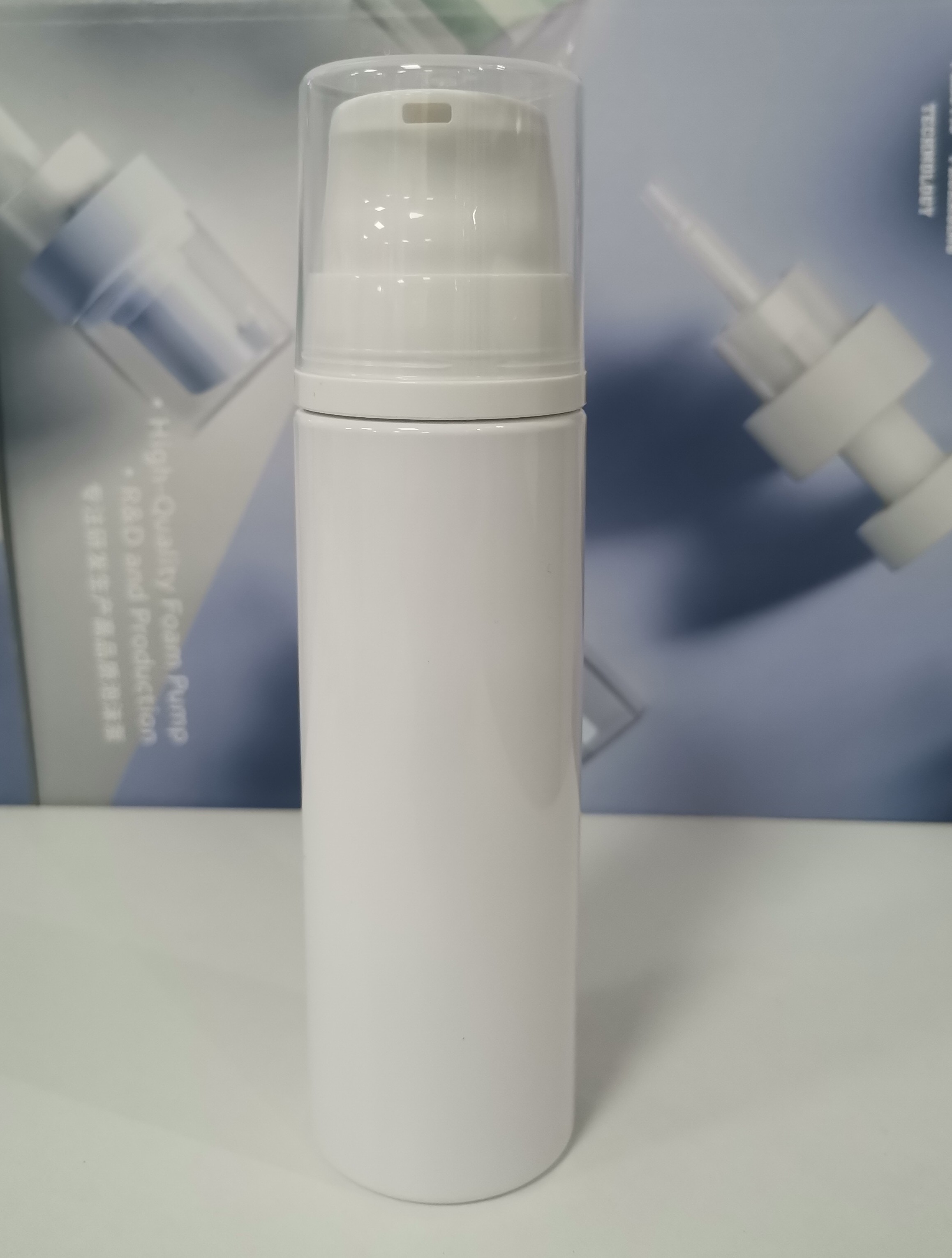 1.5mm PE / Silicone Gasket Plastic Foam Pump 100% Recycled Fee Sample