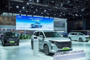 Quality Newest SERES(HUAWEI) Electric car Landian E5 2024 Honor Edition1.5L 100km Hybrid 81kw/135N.m mediumsize SUV electric car wholesale