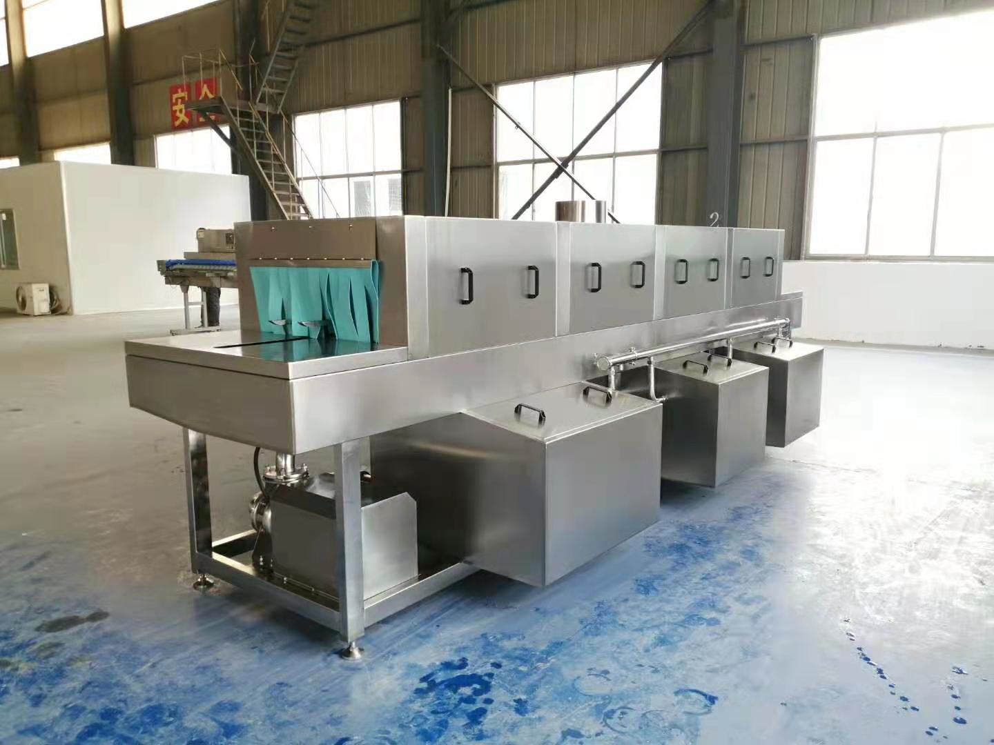 Steam Heating Plastic Egg Tray Basket Washer Machine