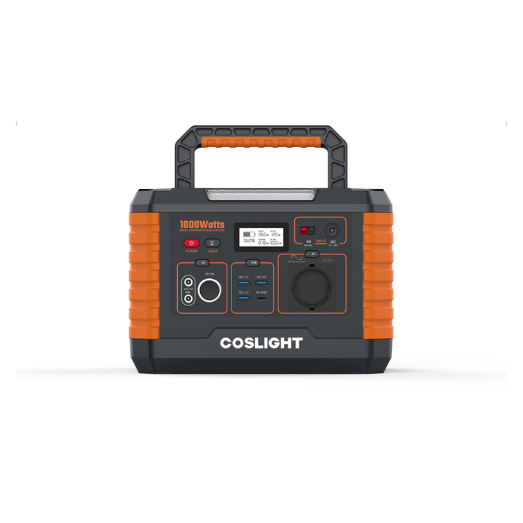 Travel Camp Lifepo4 Portable Power Station 1000W Camping Generator