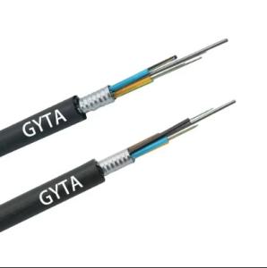 Quality Outdoor Underground Cable GYTA 144 Core Fiber Optical Cable Loose Tube Stranded Armoured wholesale