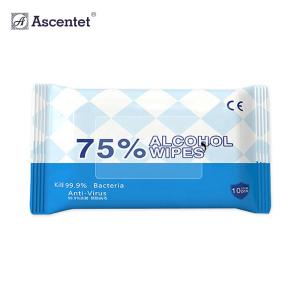 Quality Non Woven Antibacterial Wipes Disinfectant 75% Alcohol Wipes wholesale