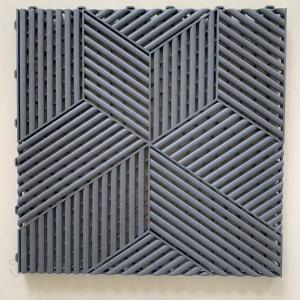 Quality Interlocking Grey Plastic Garage Floor Tiles wholesale