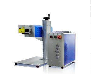 Quality Leather CO2 Laser Marking Machine / Glass Bottle Fiber Laser Marking System wholesale