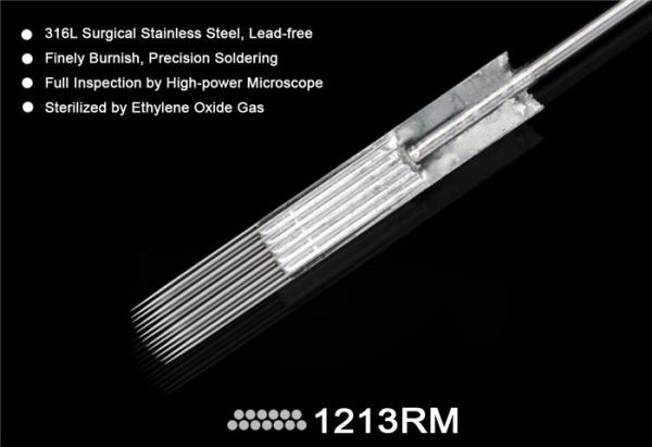 Standard Length Loop Bar 1213RM 7RL Premium Tattoo Needles Pro Sterilized
