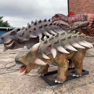 Quality Animated Realistic Animatronic Dinosaur Life Size Ankylosaurus Type Dinosaurs wholesale