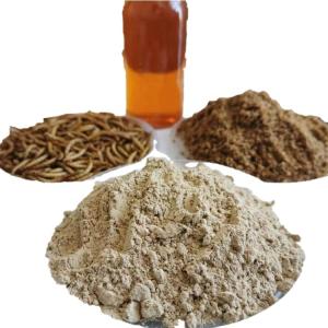 Quality Animals Feed Defatted Mealworm Protein Powder Light Yellow wholesale