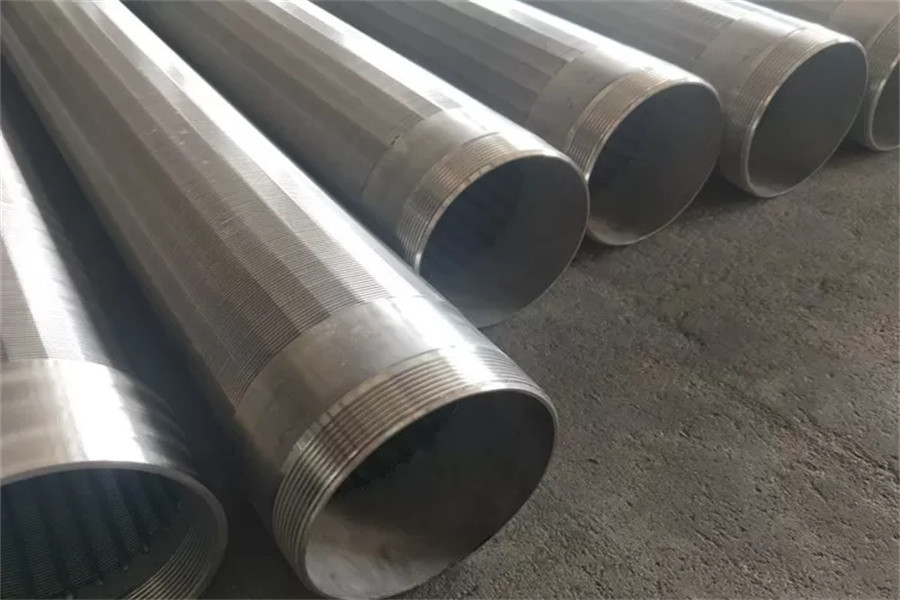 Heat Resistant Wire Wrapped Screens SS304 100mm - 6000mm Length Well Water Supply Pipe
