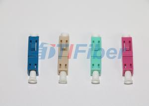 Quality Reliability Fiber Optic Plug , Lc Flange Coupling Adapter Single Mode wholesale