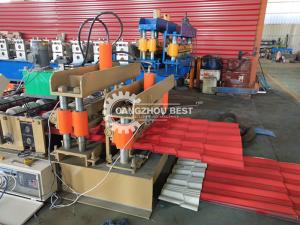 Quality Professional Double Layer Roof Tile Roll Forming Machine , Roll Forming Equipment wholesale