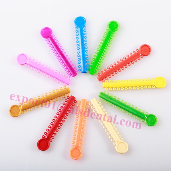 Hot Dental Care Cartoon Shape Colorful 39 Colors Orthodontic Ligature Box with Manual Power Source and Transparent Design
