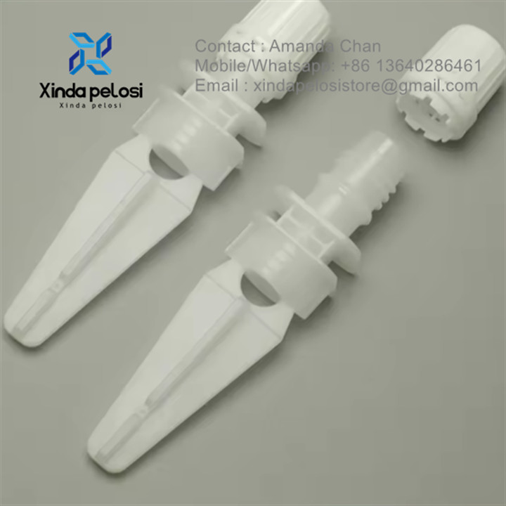 Factory Wholesale Liquid Food Packaging Juice PE Plastic Screw On Spout And Cap