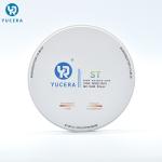 YUCERA ST Cad Cam 1200 MPa 98mm Translucent Zirconia Blocks