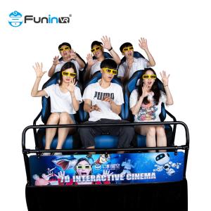 Quality Business Project Interactive 7D Movie Theater For Red 9 Seats Electric 7d Cinema wholesale