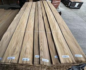 Quality Crown cut Grain Elm Wood Veneer Natural Thickness 0.50MM wholesale