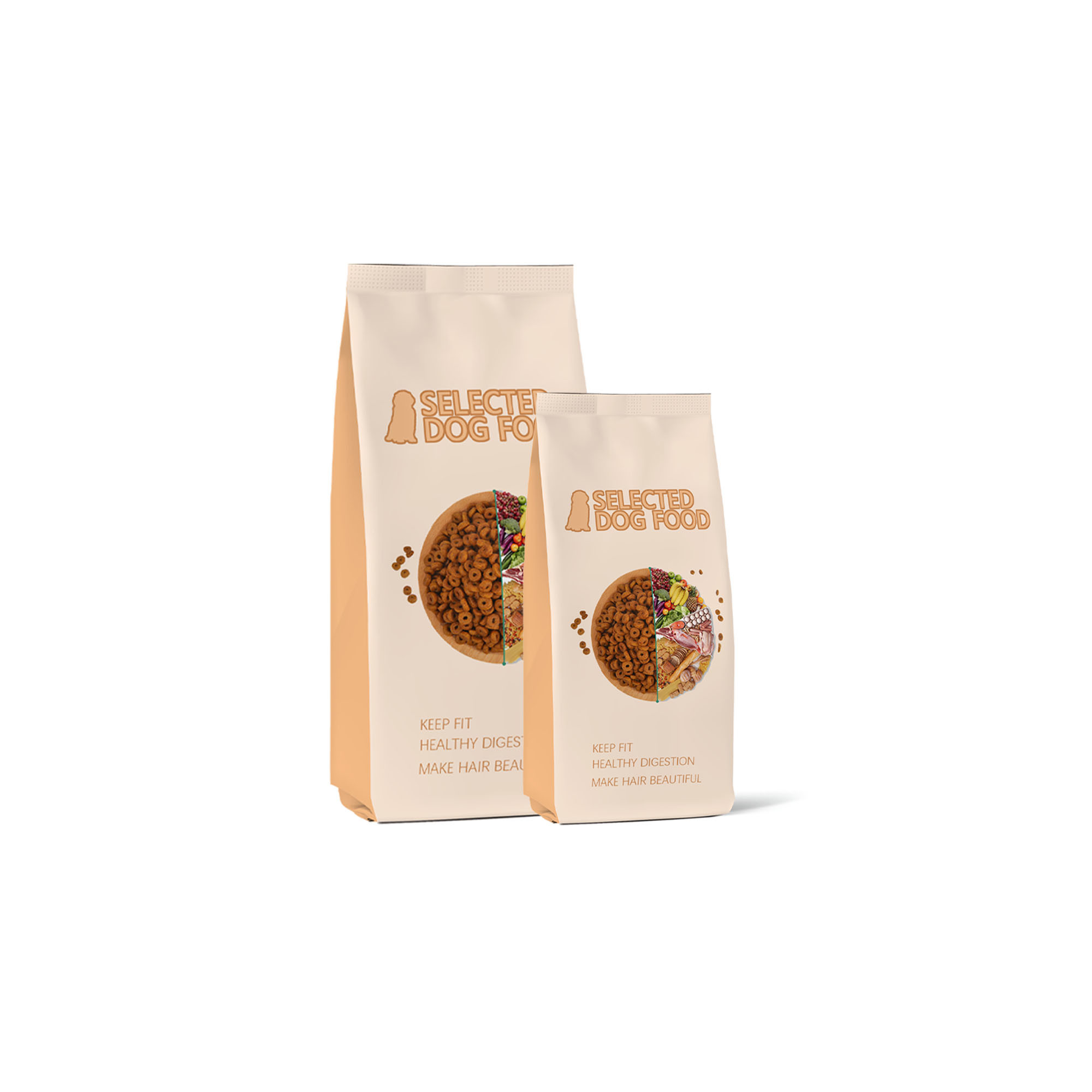BRC Standard Side Gusset Bags 100g 200g Treat Food Packaging Pouch