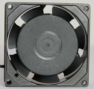 Quality 80mm Black Portable AC Brushless Fan Motor 3.1 Inch For Cooling And Network wholesale